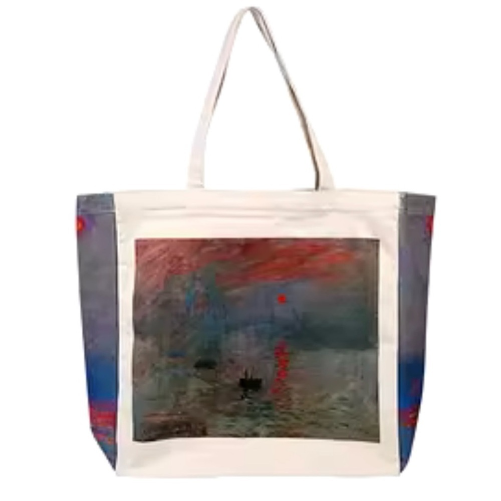 Canvas Tote Bag,Large Zip Canvas ，Vintage Aesthetic Shoulder Bags